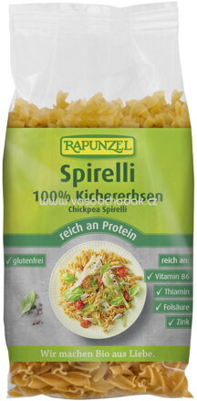 Rapunzel Kichererbsen Spirelli, 300g