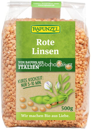 Rapunzel Linsen rot, 500g