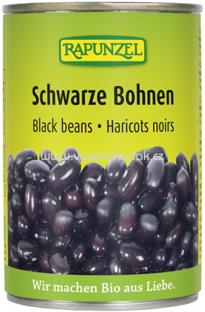 Rapunzel Schwarze Bohnen in der Dose, 400g