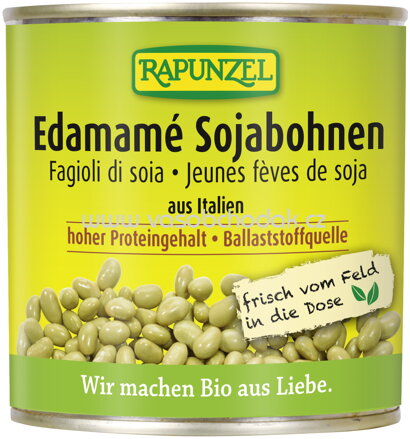 Rapunzel Sojabohnen Edamamé, in der Dose, 200g