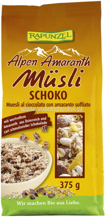 Rapunzel Alpen-Amaranth Müsli Schoko, 375g