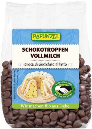 Rapunzel Schokotropfen Vollmilch, 100g