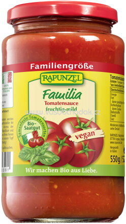 Rapunzel Tomatensauce Familia, 525 ml