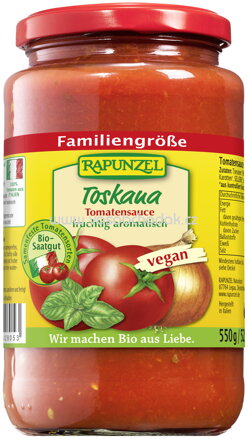 Rapunzel Tomatensauce Toskana, 525 ml