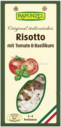 Rapunzel Risotto mit Tomaten & Basilikum, 250g