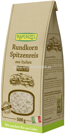 Rapunzel Rundkorn Spitzenreis natur - Vollkorn, 500g