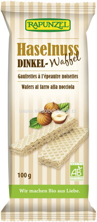 Rapunzel Dinkel-Waffeln Haselnuss, 100g