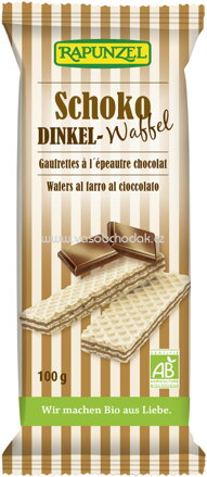 Rapunzel Dinkel-Waffeln Schoko, 100g