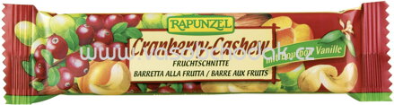 Rapunzel Fruchtschnitte Cranberry-Cashew, 40g