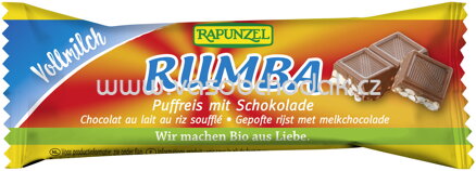 Rapunzel Rumba Puffreisriegel Vollmilch, 21g