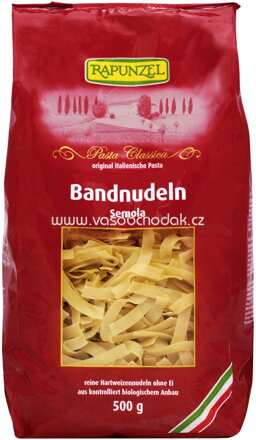 Rapunzel Bandnudeln Semola, 500g