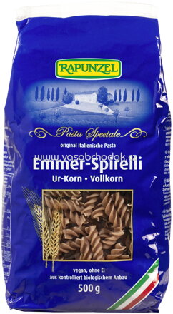 Rapunzel Emmer-Spirelli Vollkorn, 500g