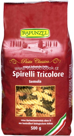 Rapunzel Spirelli Tricolore Semola bunt, 500g
