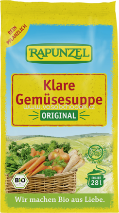 Rapunzel Klare Gemüsesuppe, mit Bio-Hefe, 500g