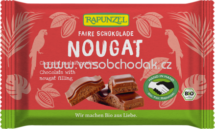 Rapunzel Nougat Schokolade, 100g