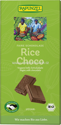 Rapunzel Rice Choco vegane helle Schokolade, 100g
