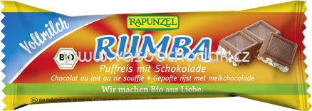 Rapunzel Rumba Puffreisriegel Vollmilch, 21g