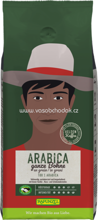 Rapunzel Heldenkaffee Arabica ganze Bohne, 1kg