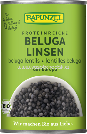Rapunzel Beluga Linsen in der Dose, 400g