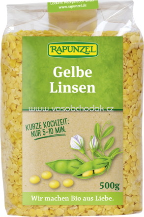 Rapunzel Linsen gelb, 500g