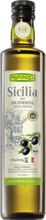 Rapunzel Olivenöl Sicilia P.G.I., nativ extra, 500 ml