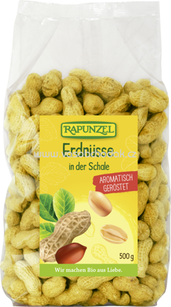 Rapunzel Erdnüsse in der Schale geröstet, 500g