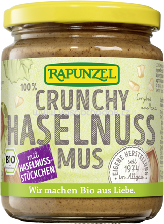 Rapunzel Crunchy Haselnussmus, 250g