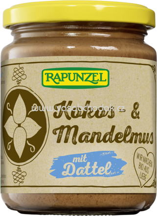 Rapunzel Kokos- & Mandelmus mit Dattel, 250g