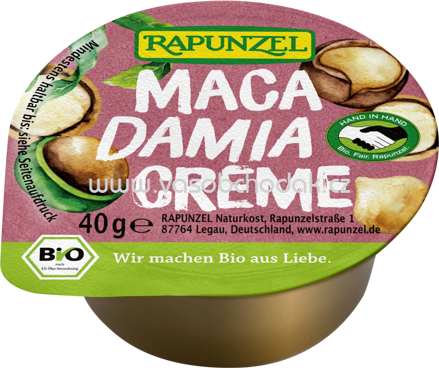Rapunzel Macadamia-Creme, 40g