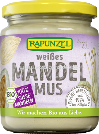 Rapunzel weißes Mandelmus, 250g