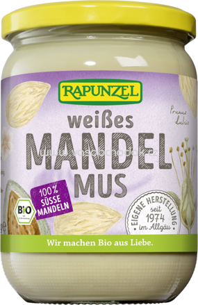 Rapunzel weißes Mandelmus, 500g