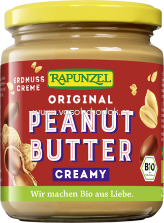 Rapunzel Peanutbutter Creamy, 250g