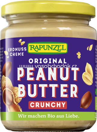 Rapunzel Peanutbutter Crunchy, 250g