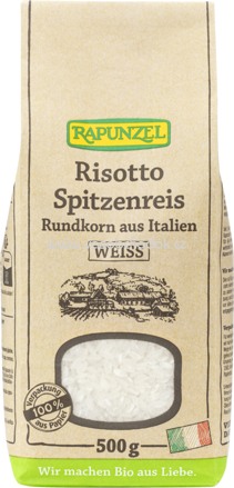 Rapunzel Risotto Rundkorn Spitzenreis Ribe, weiß, 500g