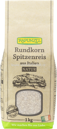 Rapunzel Rundkorn Spitzenreis natur - Vollkorn, 1 kg