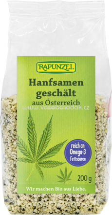 Rapunzel Hanfsamen geschält, 200g