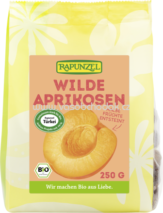Rapunzel Wilde Aprikosen, halb, entsteint, 250g