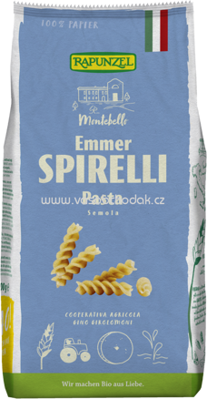 Rapunzel Emmer-Spirelli Semola, 500g