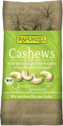 Rapunzel Cashewkerne geröstet, gesalzen, 50g