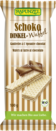 Rapunzel Dinkel-Waffeln Schoko, 100g