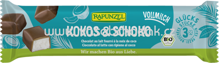 Rapunzel Glücksstücke Kokos & Schoko Vollmilch, 50g