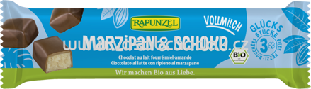 Rapunzel Glücksstücke Marzipan & Schoko Vollmilch, 50g