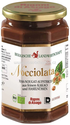 Rigoni di Asiago Nocciolata Haselnuss Nougat Creme mit Kakao ohne Palmöl, 700g