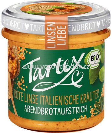 Tartex Rote Linsen Italienische Kräuter, 140g