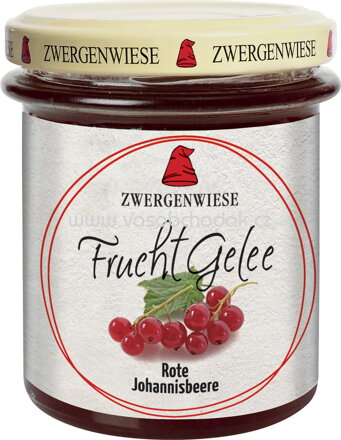 Zwergenwiese FruchtGelee Rote Johannisbeere, 195g