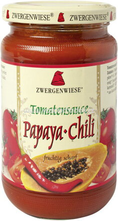 Zwergenwiese Tomatensauce Papaya-Chili, 340 ml