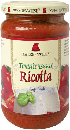 Zwergenwiese Tomatensauce Ricotta, 340 ml
