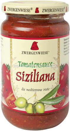 Zwergenwiese Tomatensauce Siziliana, 340 ml