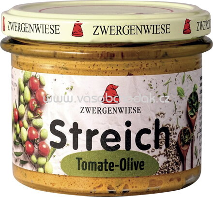 Zwergenwiese Streich Tomate-Olive, 180g