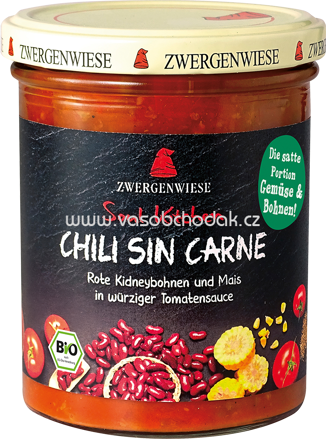 Zwergenwiese Soul Kitchen Chili sin Carne, 370g